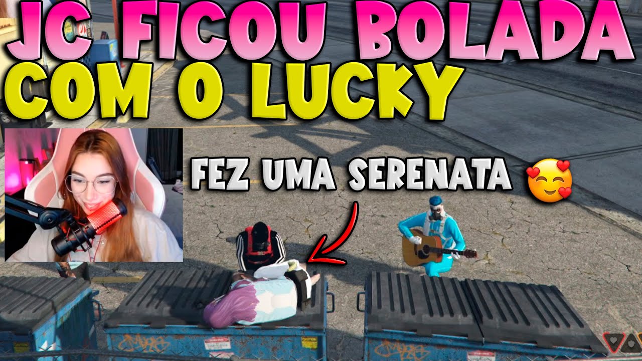 JC FICOU BOLADA COM O LUCKY E ELE FEZ ISSO 😍😍 