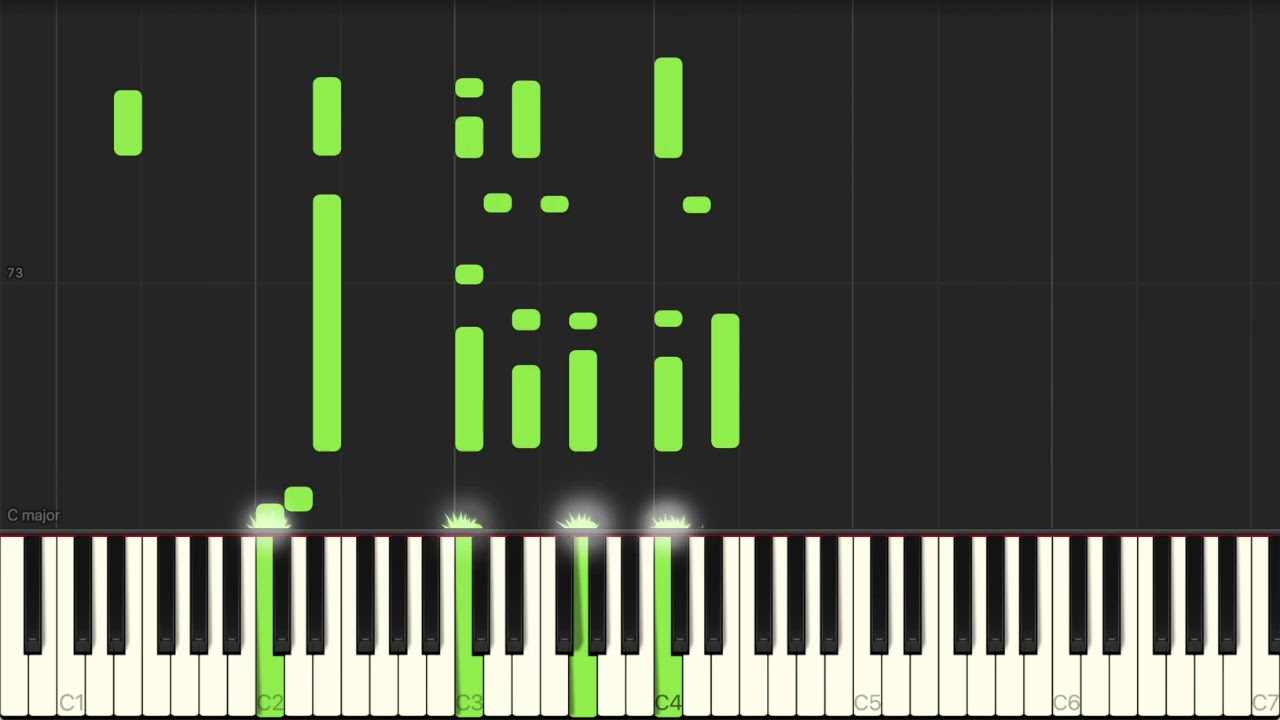 Eric Clapton - Layla piano section (Synthesia)