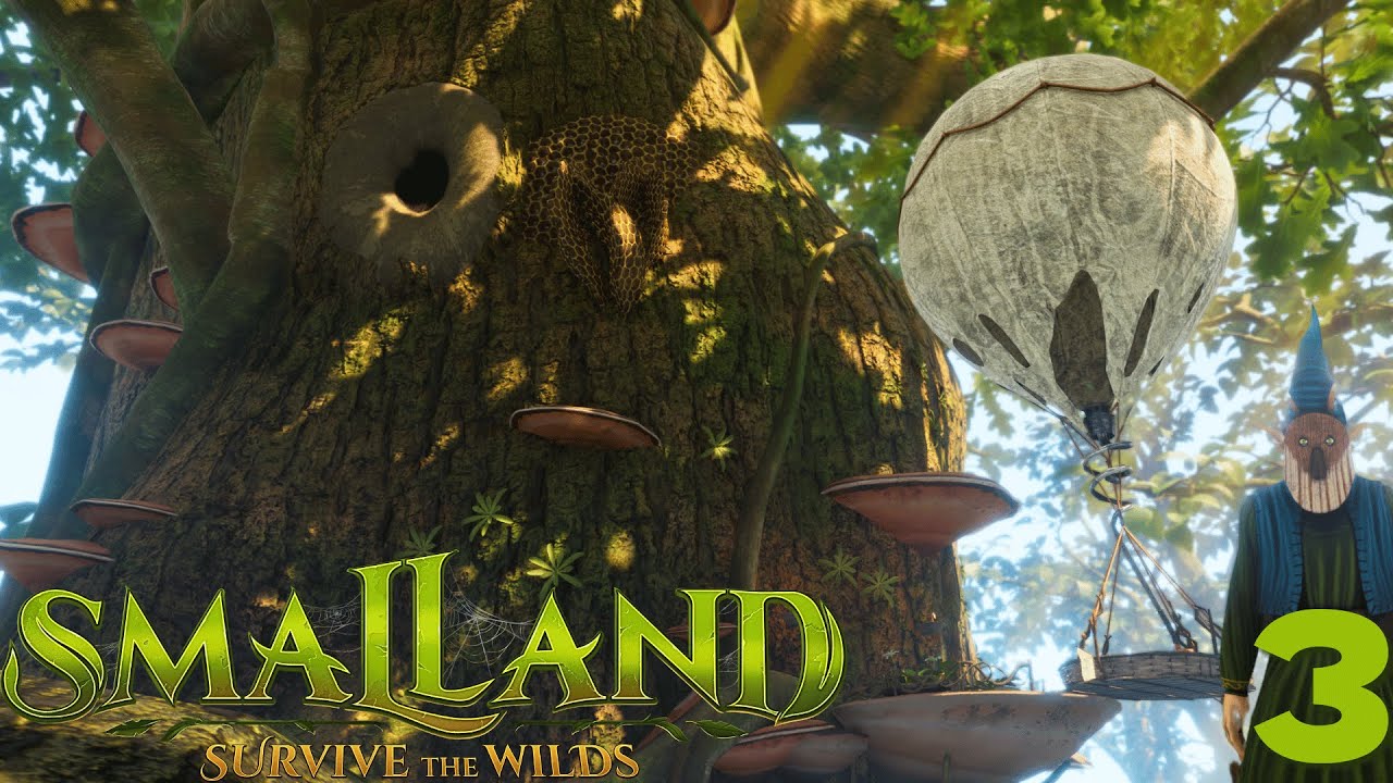 Smalland - Building a Tree Top Base and Meeting Skadi | Let's Play [EP3]