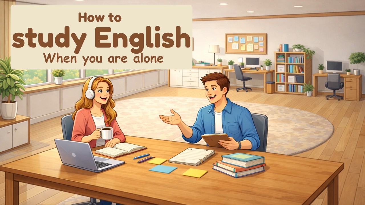 English Podcast For Easy English Conversation | HOW TO STUDY ENGLISH ALONE AND STILL IMPROVE RAPIDLY