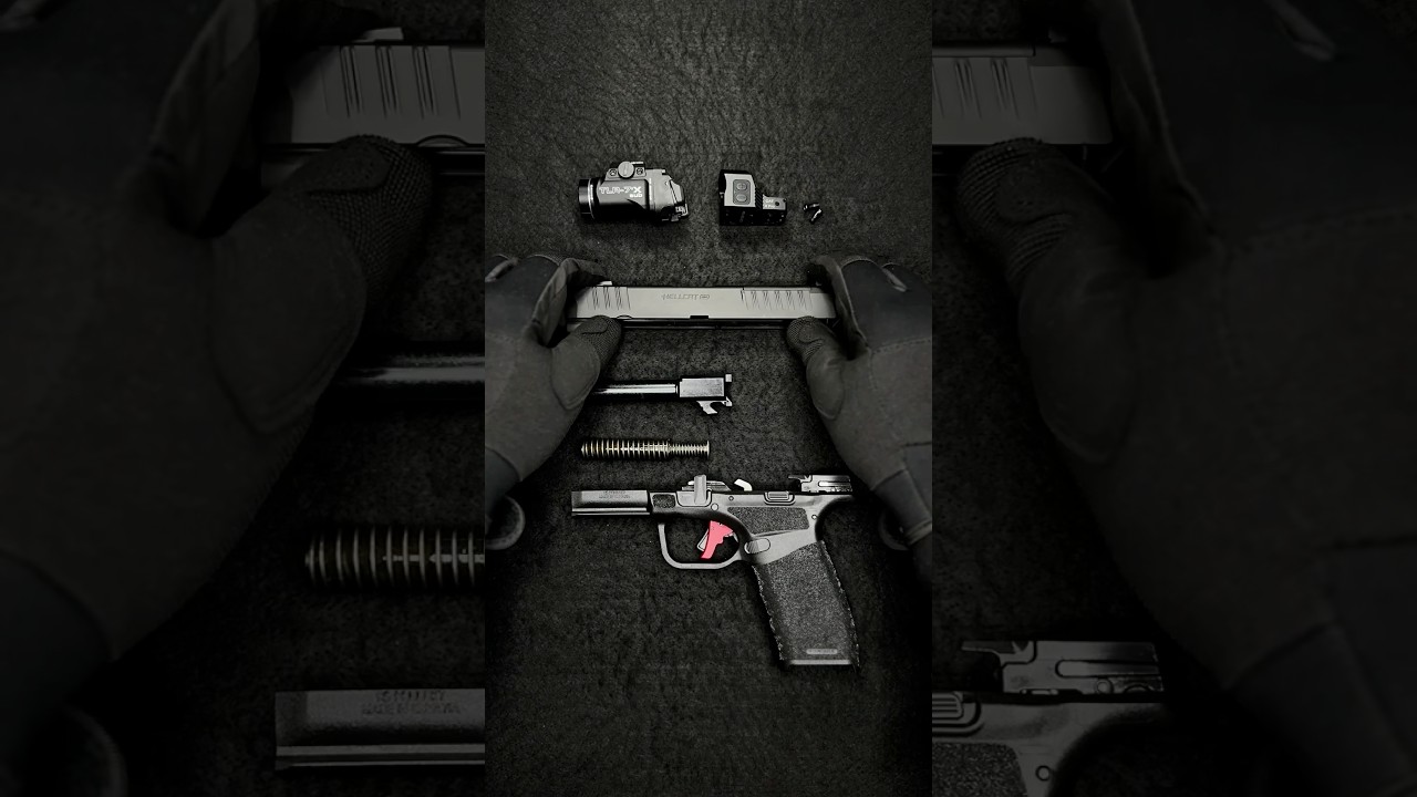 This Springfield Hellcat Pro Comp Build Stands Out | Cyelee Cat X Pro | Streamlight TLR-7X Sub #asmr