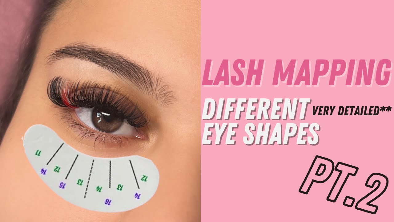 LASH MAPPING different eye shapes for lash extensions! PT2 (very detailed) | ZEE LASHES