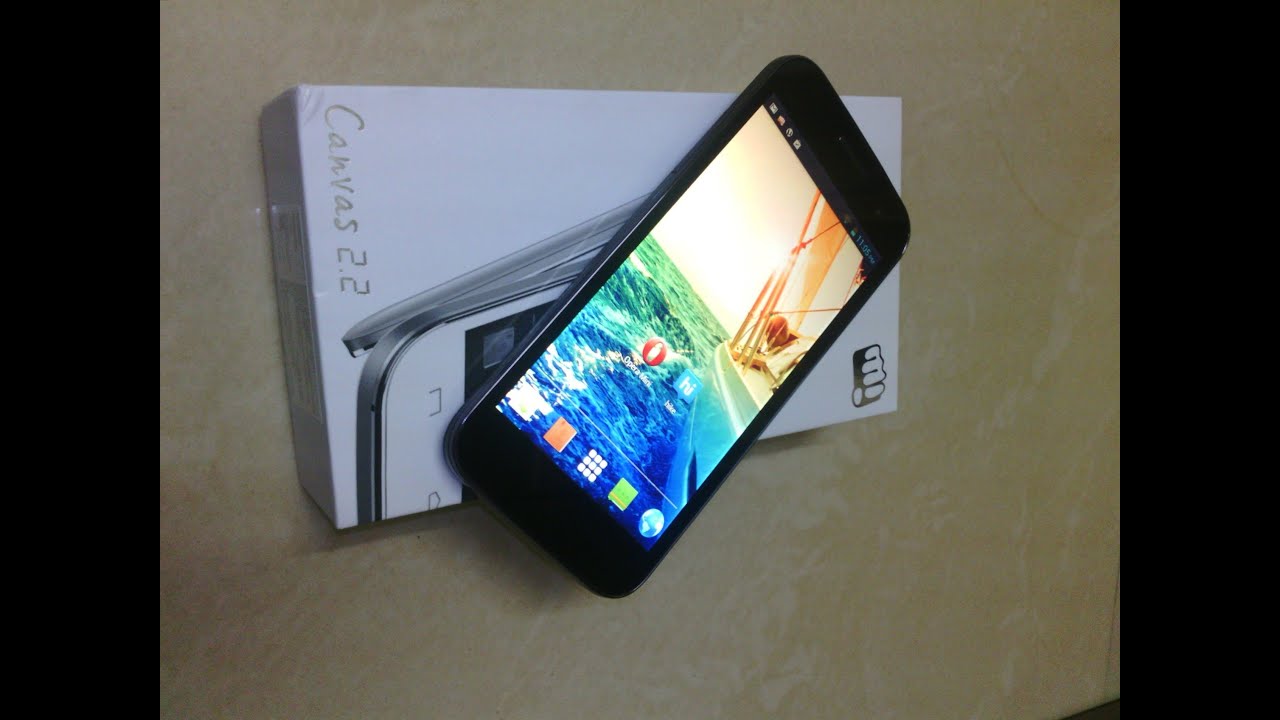 Micromax Canvas 2.2 A114 Unboxing and Hands-on