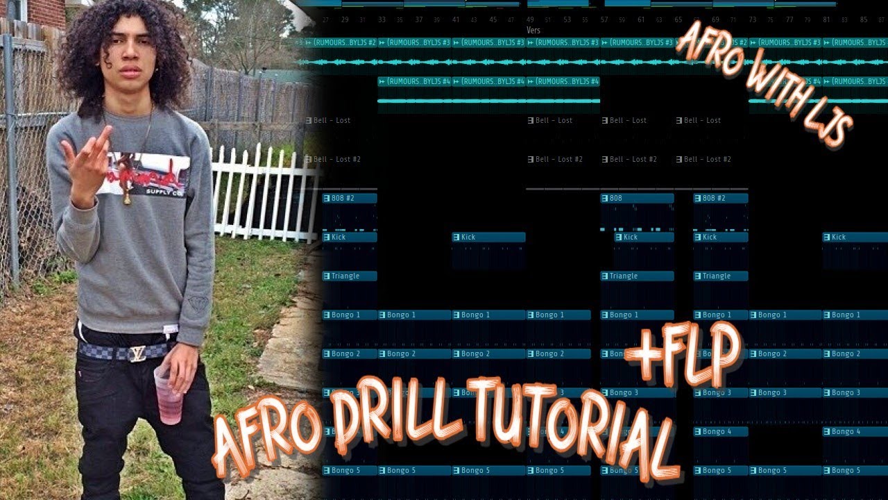 [FREE FLP] Afro Drill Tutorial with LJS🔥🚀