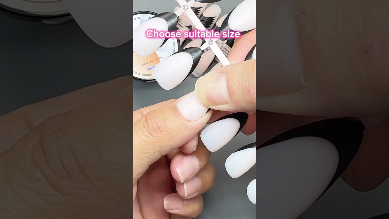Nail Tutorial | How to Apply Nail Tips with Nail Glue #gellen #nailart #naildesigns #gelnatips
