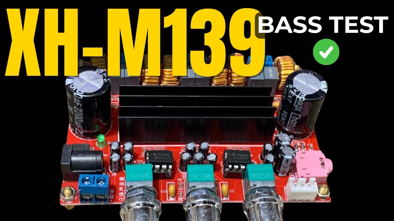 👉 Cheap 2.1 Amplifier Power Test 😱 TPA3116D2 XH-M139 Sound Test