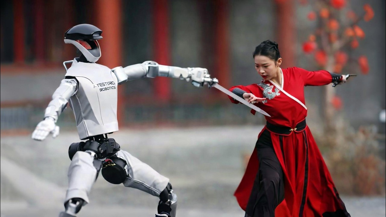 2026 China’s Humanoid Robot Performs Drunken Sword — The Internet Reacts!