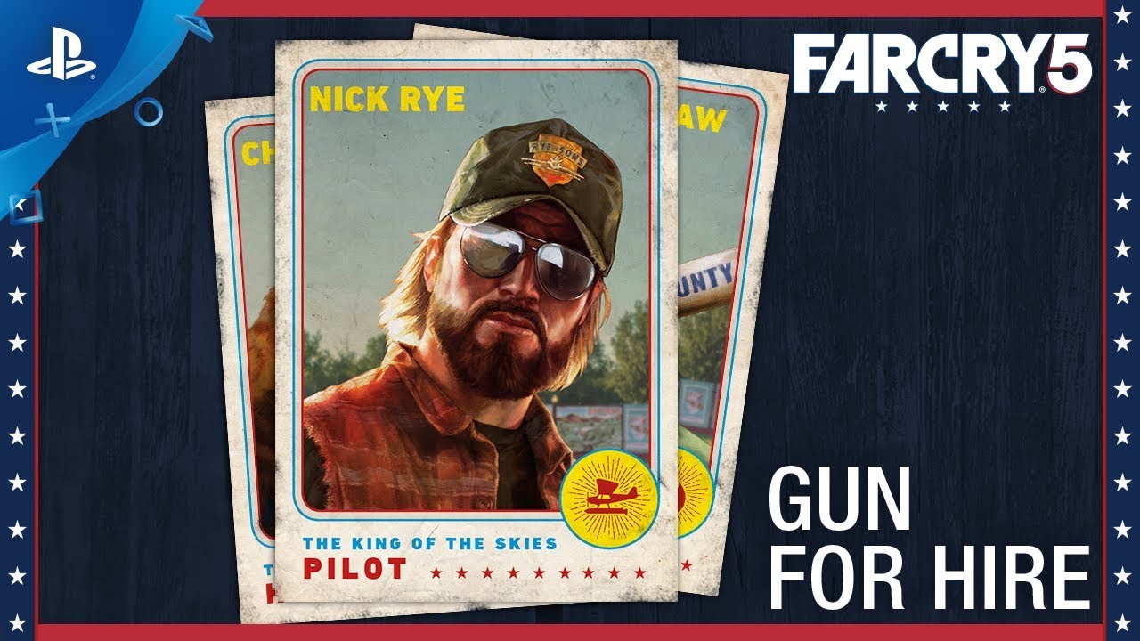 Far Cry 5 - Character Spotlight: Nick Rye &ndash; Gun For Hire | PS4