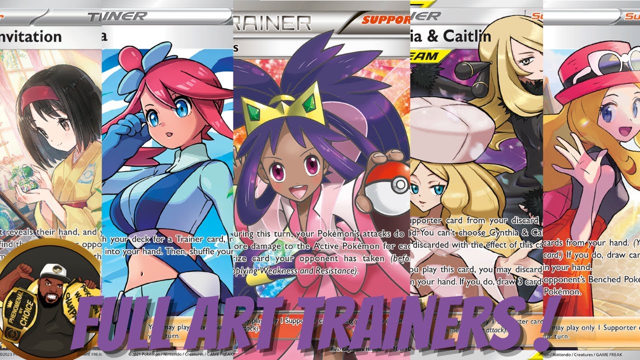 Pokemon Card Collection: Full Art Trainers Part 4