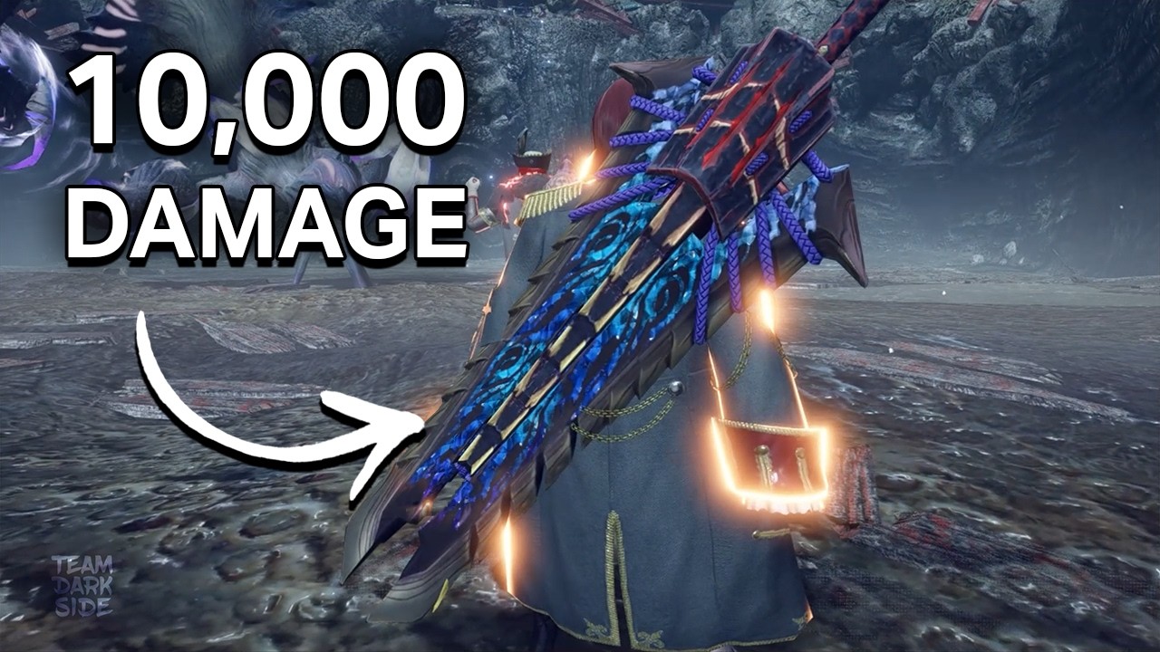 This Great Sword does 10,000 Damage per hit