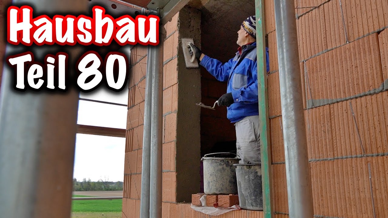 Hausbau Teil 80! (Fensterlaibungen wurden verputzt) ElektroM