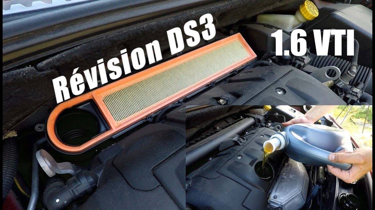 Entretien/Révision DS3 1.6 VTI - Simple et rapide ! 😉