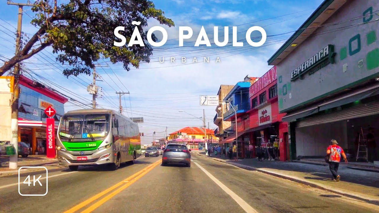 São Paulo 4k • Av. Dep. Cantídio Sampaio, Largo da Parada, Zona Norte