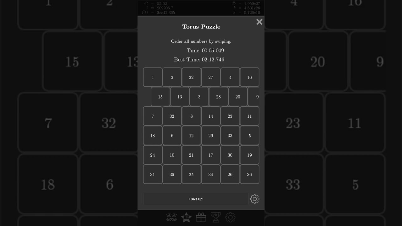 Taurus Puzzle Exponential Idle Hard setting solving technique.