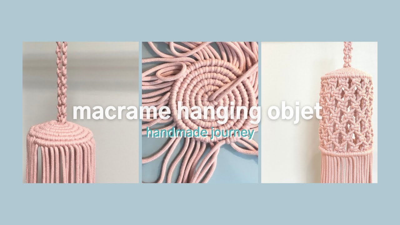 [handmade journey] 원하는대로 변형가능한 마크라메 포인트행잉 transform macrame point hanging