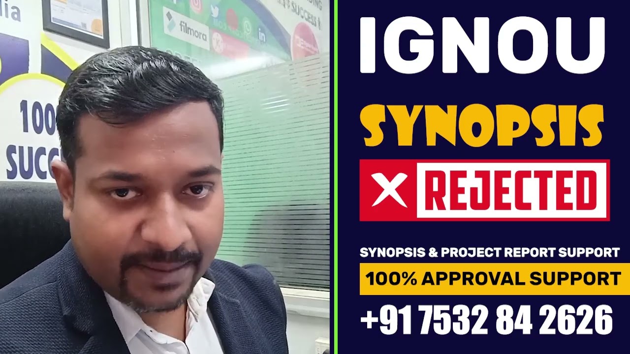 क्या आपका भी SYNOPSIS REJECT हो गया है? चिंता मत करें || IGNOU Master of Arts in Education #ignou