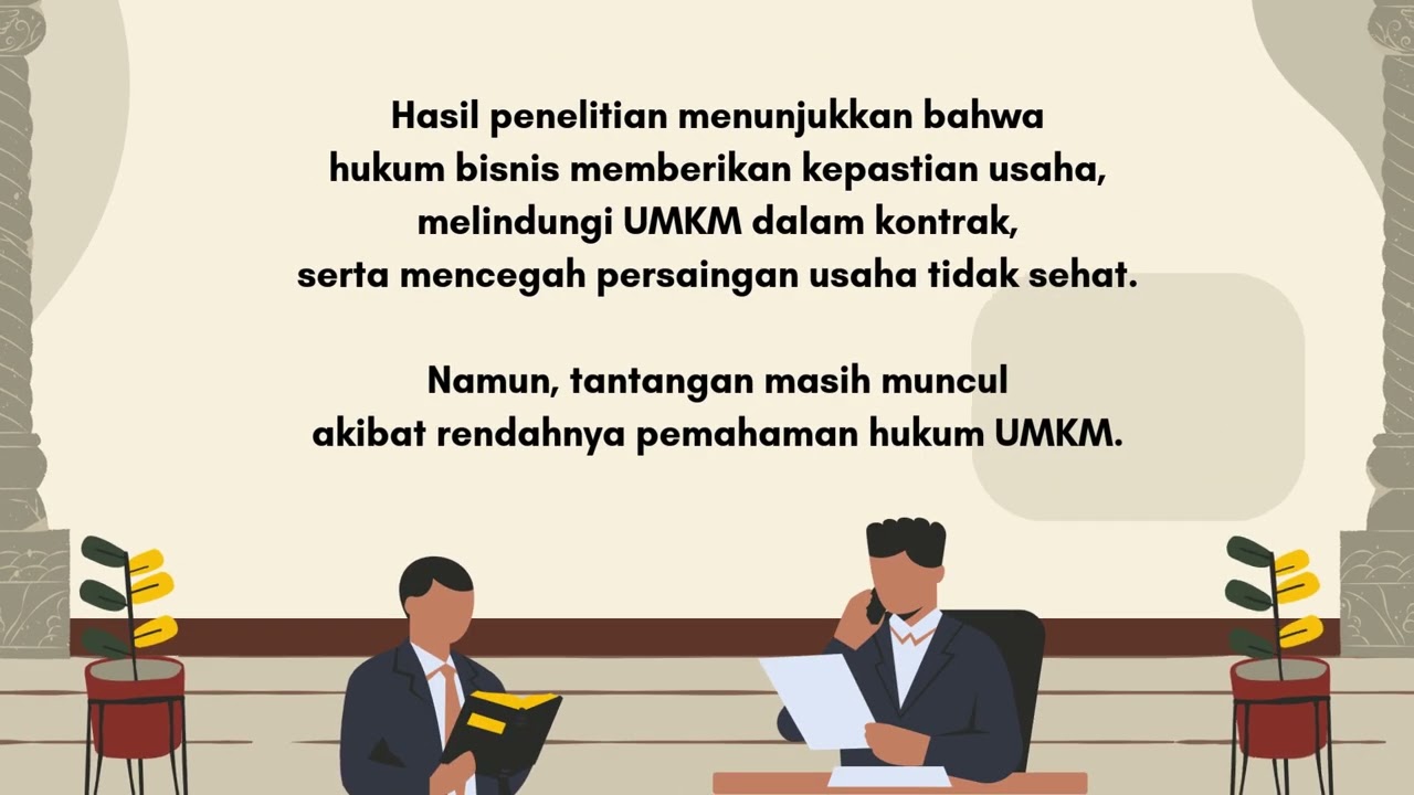 video typing Hukum Bisnis