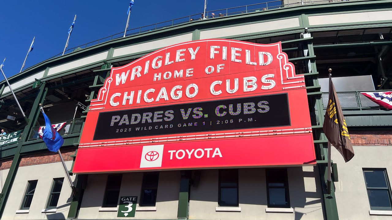 2025 NL Wild Card Game 1: Chicago Cubs vs San Diego Padres 9/30/25