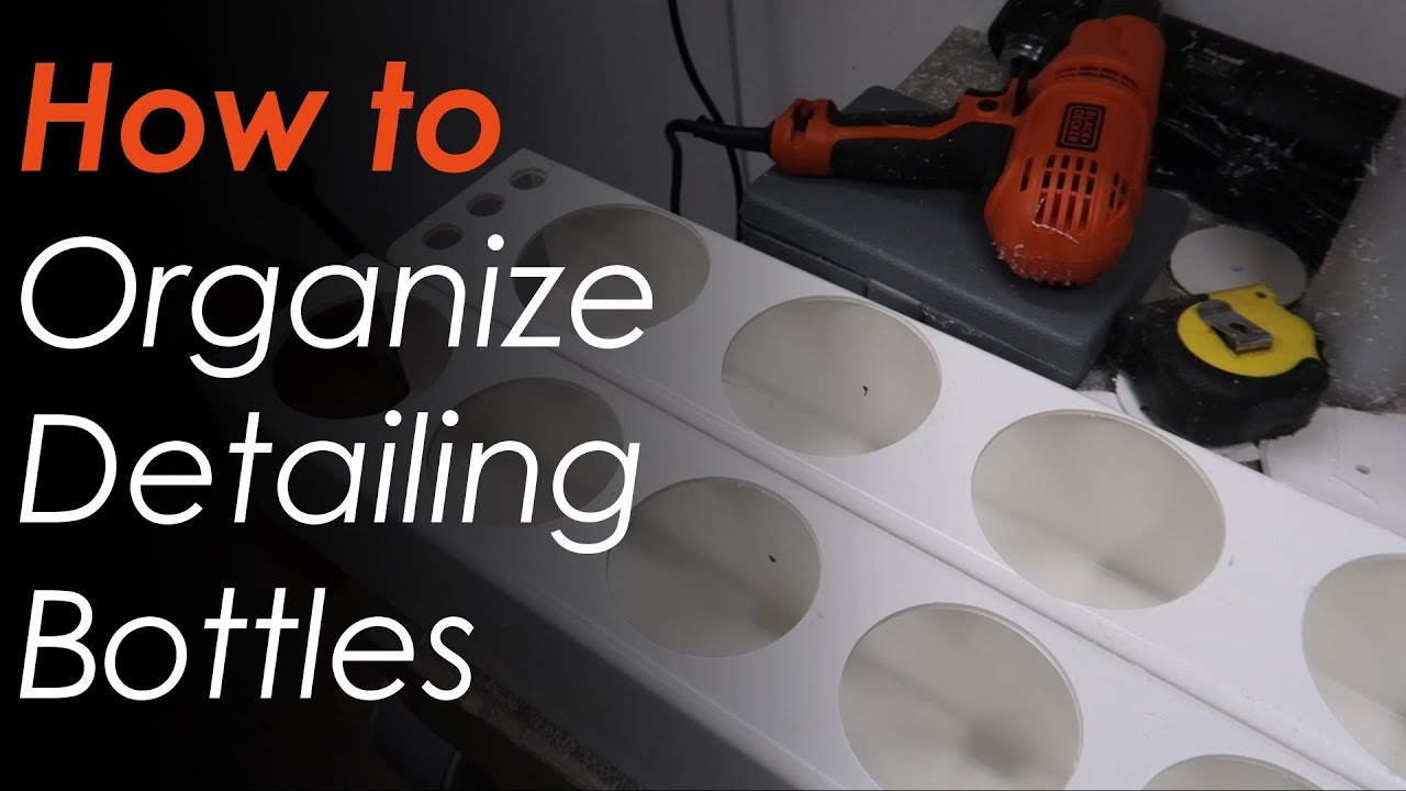 How To Organize Detailing Bottles // DIY Organizing