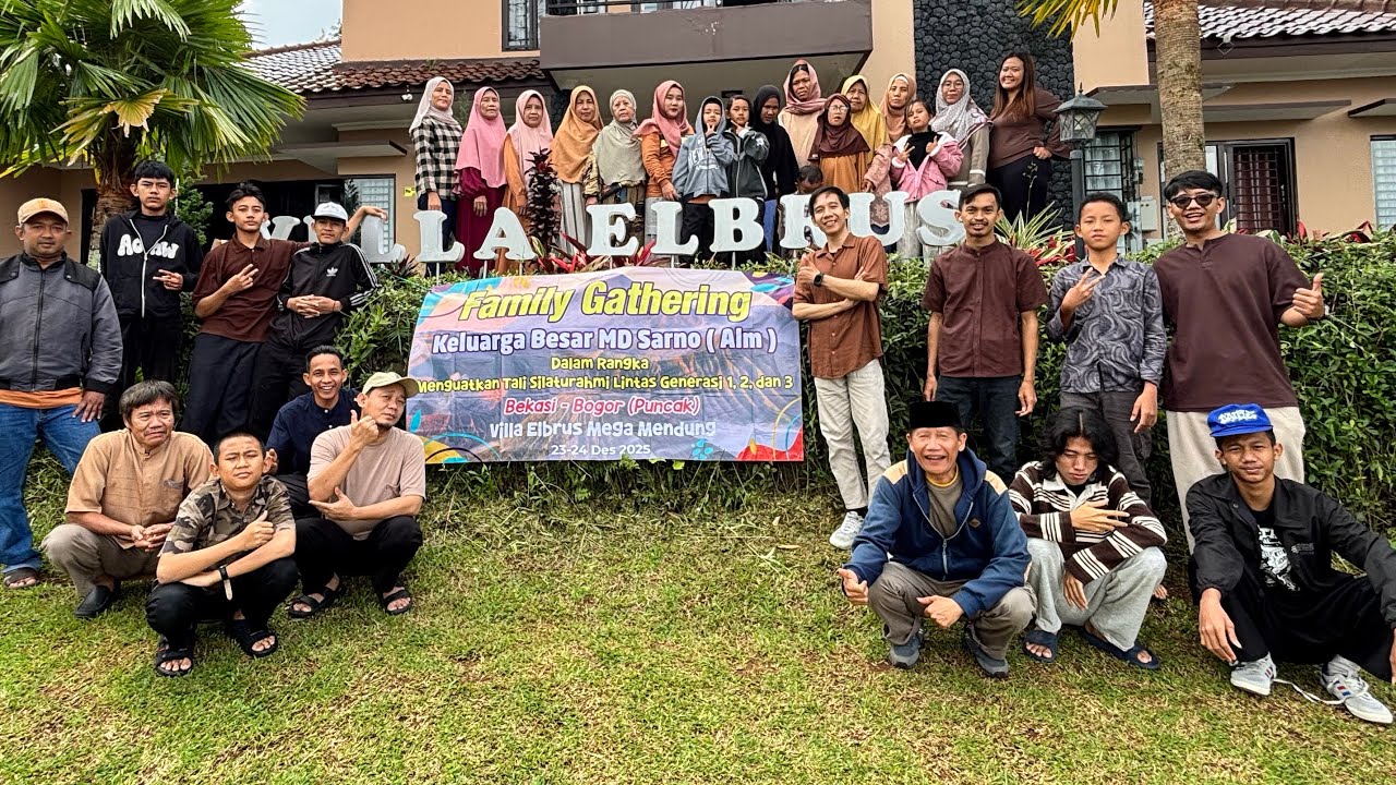 FAMILY GATHERING AT VILLA ELBRUS PUNCAK BOGOR