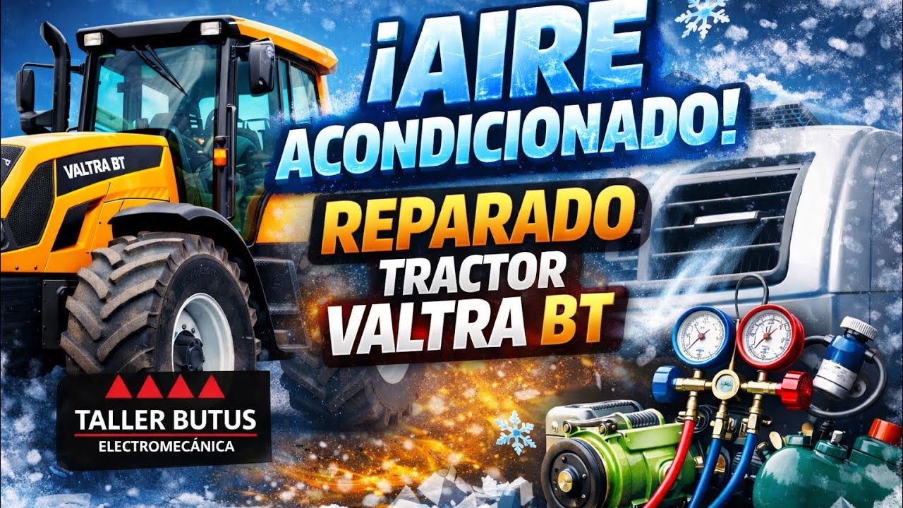 Aire acondicionado de un tractor Valtra ❄️❄️ 