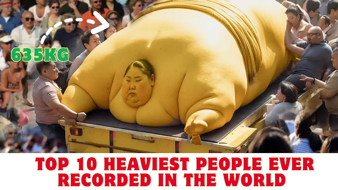 Top 10 Heaviest People Ever Recorded in the World | Largest People In History