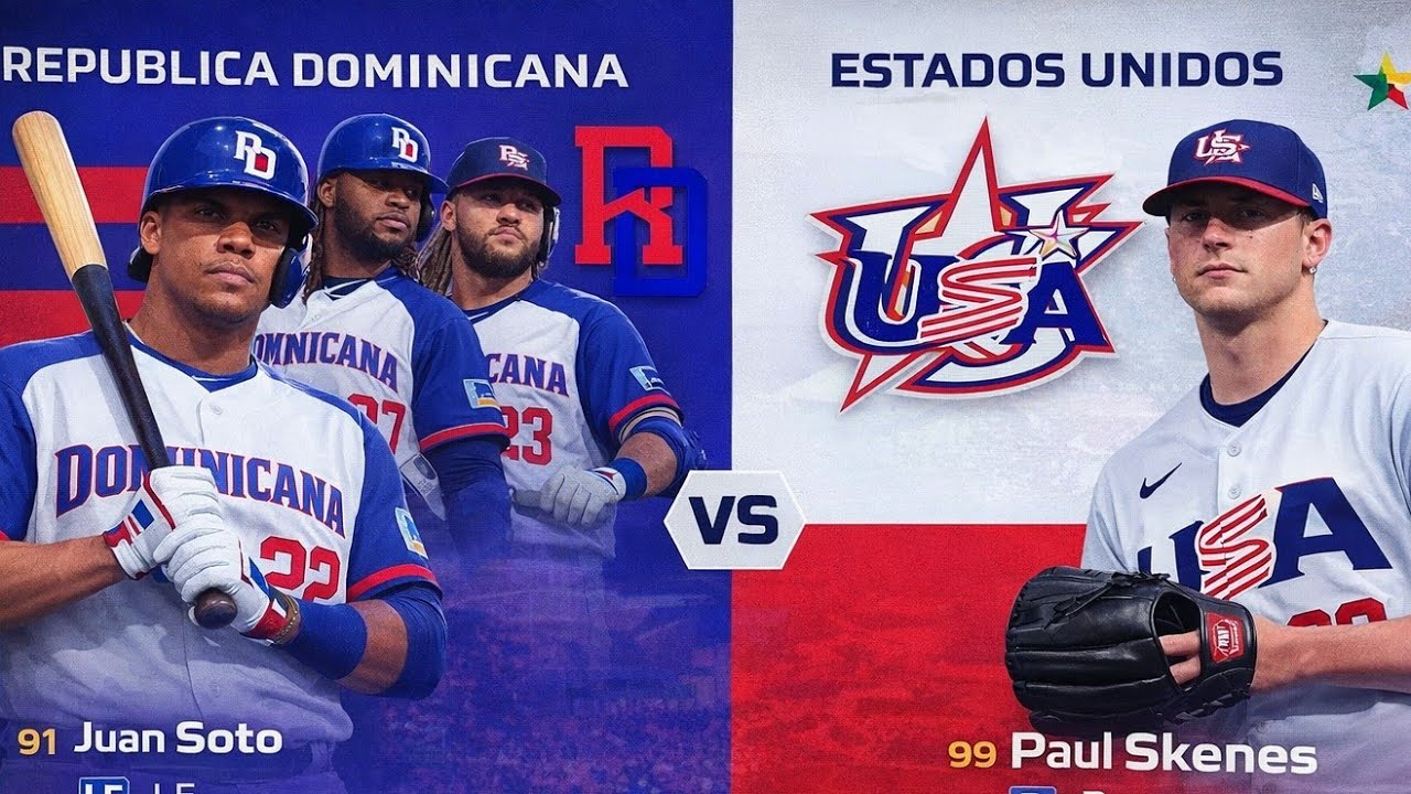 República Dominicana vs Estados Unidos WBC 2026 en vivo MLB The Show (25)