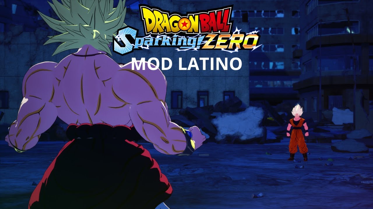 DRAGON BALL Sparking! ZERO MOD LATINO BROLY VS GOKU