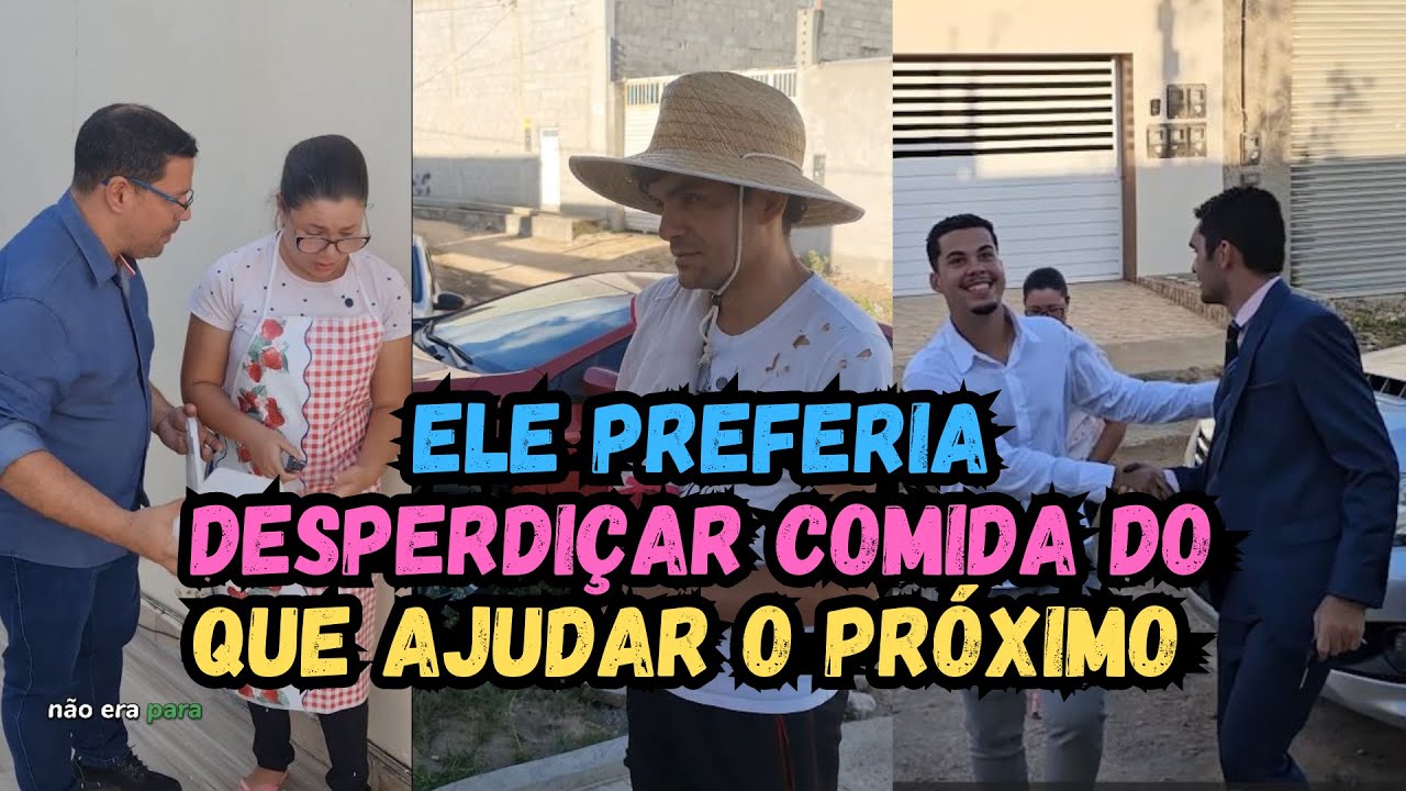 Ele preferia Desperdiçar comida do que ajudar o próximo, veja o que aconteceu no final