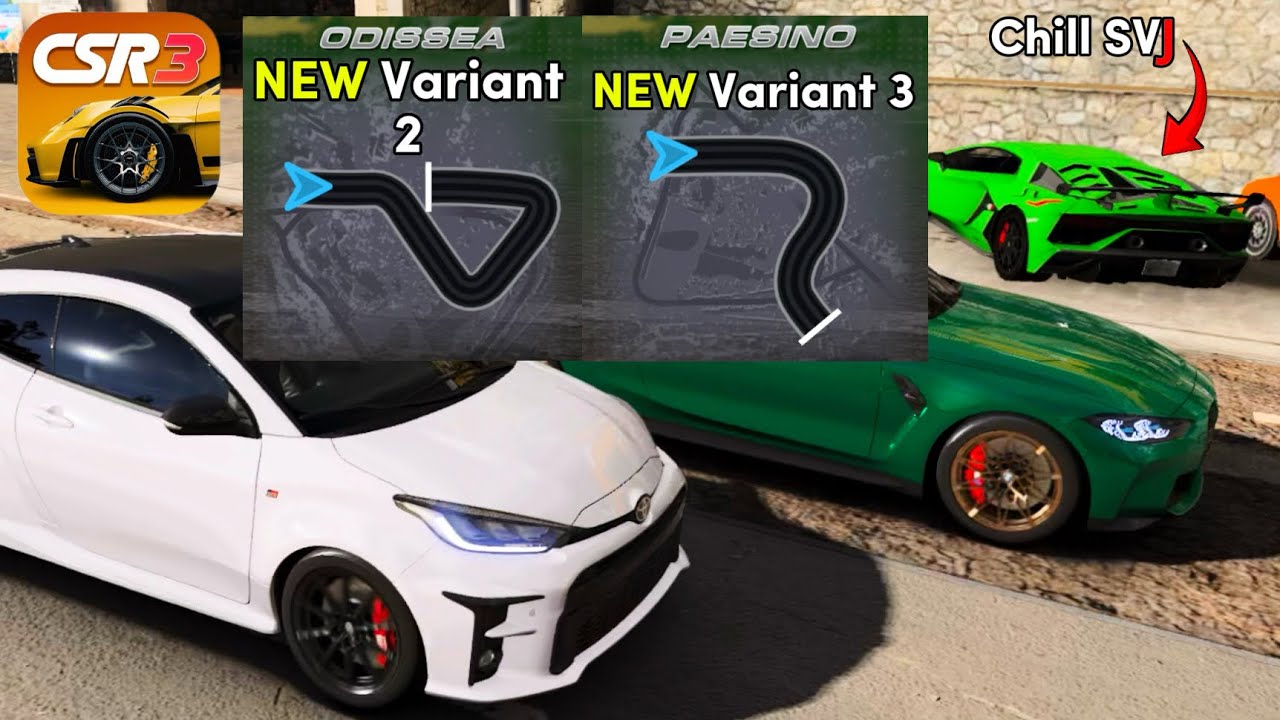 More NEW TRACK Variants of Amalfi Coast - CSR3 (New Update 0.28)