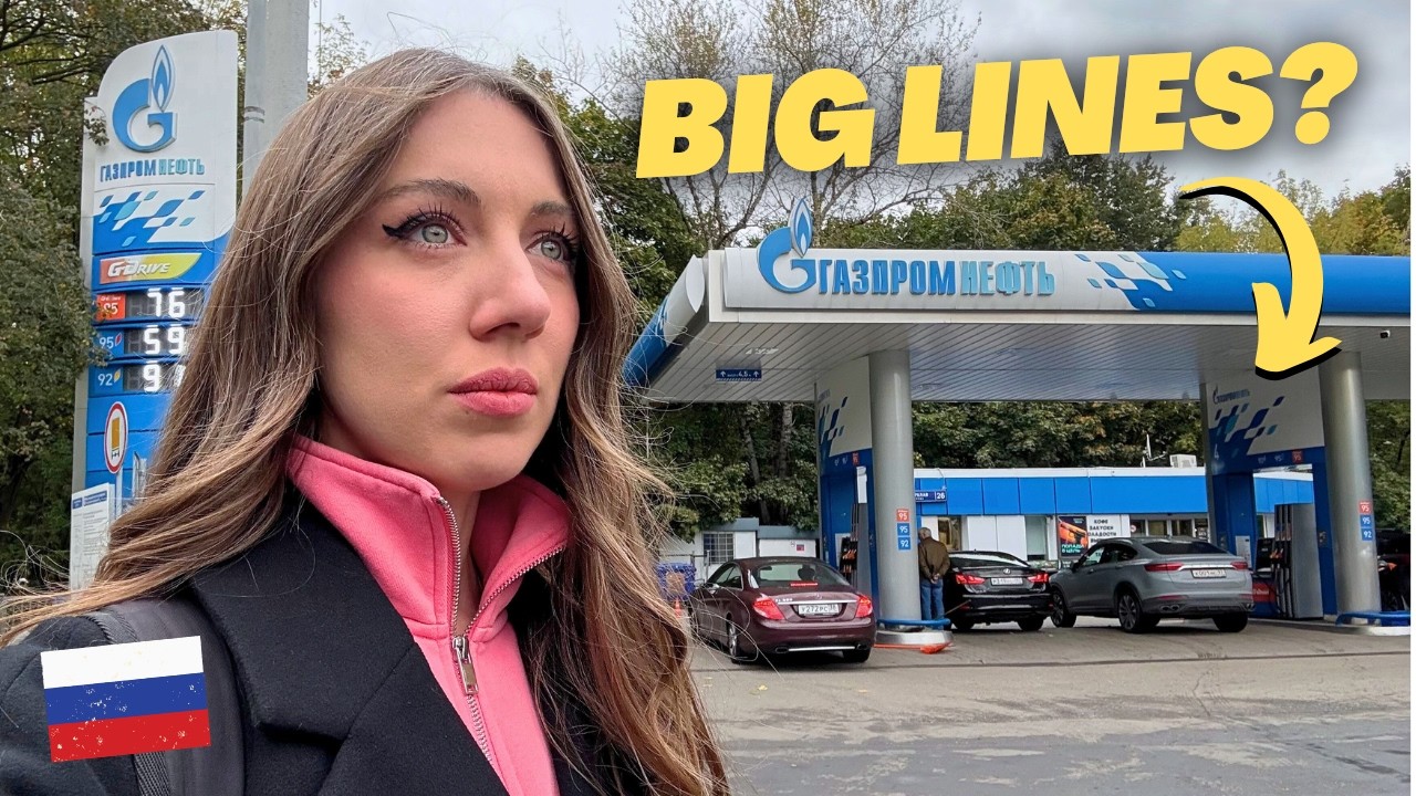 Visiting RUSSIAN GAS STATION to know the truth! 👀 | Russia Vlog