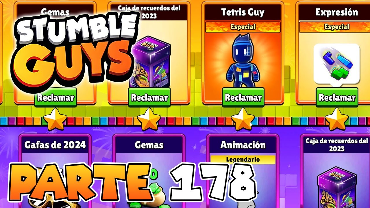¡ÚLTIMO STUMBLE PASS DEL AÑO COMPLETO! | PARTE #178 | STUMBLE GUYS