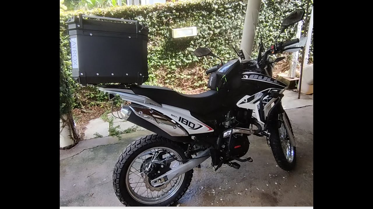 Instalando Baú Atrox na Moto Bull BMT 180