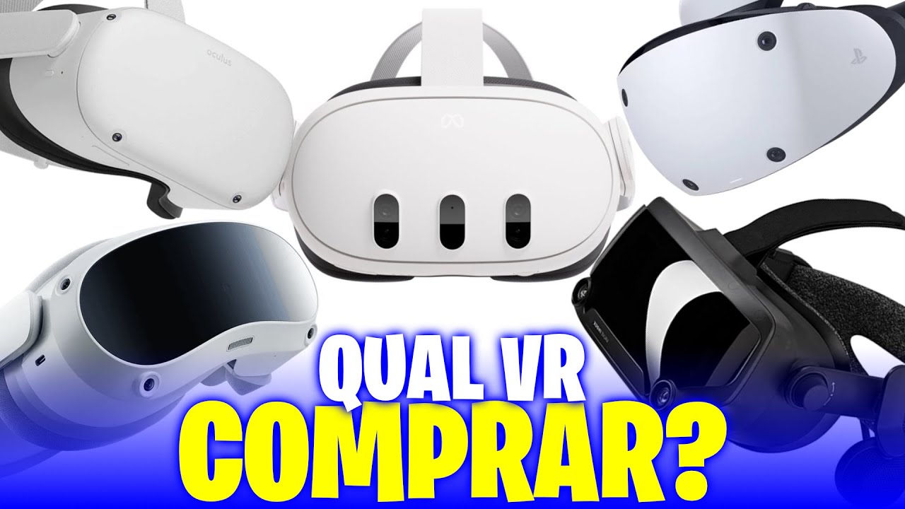 QUAL VR VOCÊ DEVERIA COMPRAR? Quest 2 VS Quest 3 VS Pico 4 VS Valve Index VS Bigscreen Beyond
