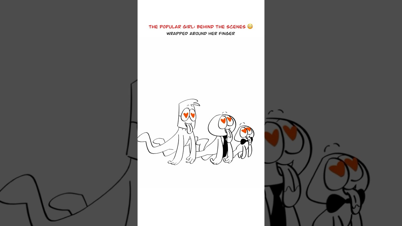 Popular Girls Be Like&hellip; 😏 (Animation Meme) Anim: Mansurella #shorts