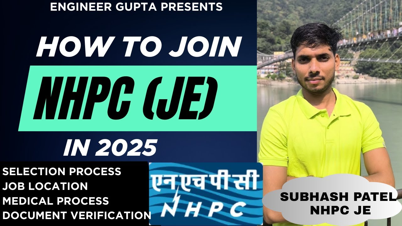 NHPC JE Selection Story🔥 Subhash Patel (Excellent Vision Student) | Posting: Kishtwar, Jammu&rdquo;