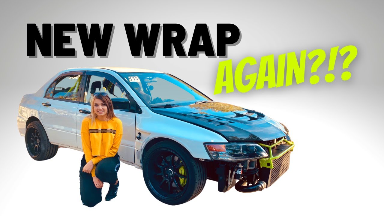 The wrap had to go...Tore my Evo apart AGAIN.