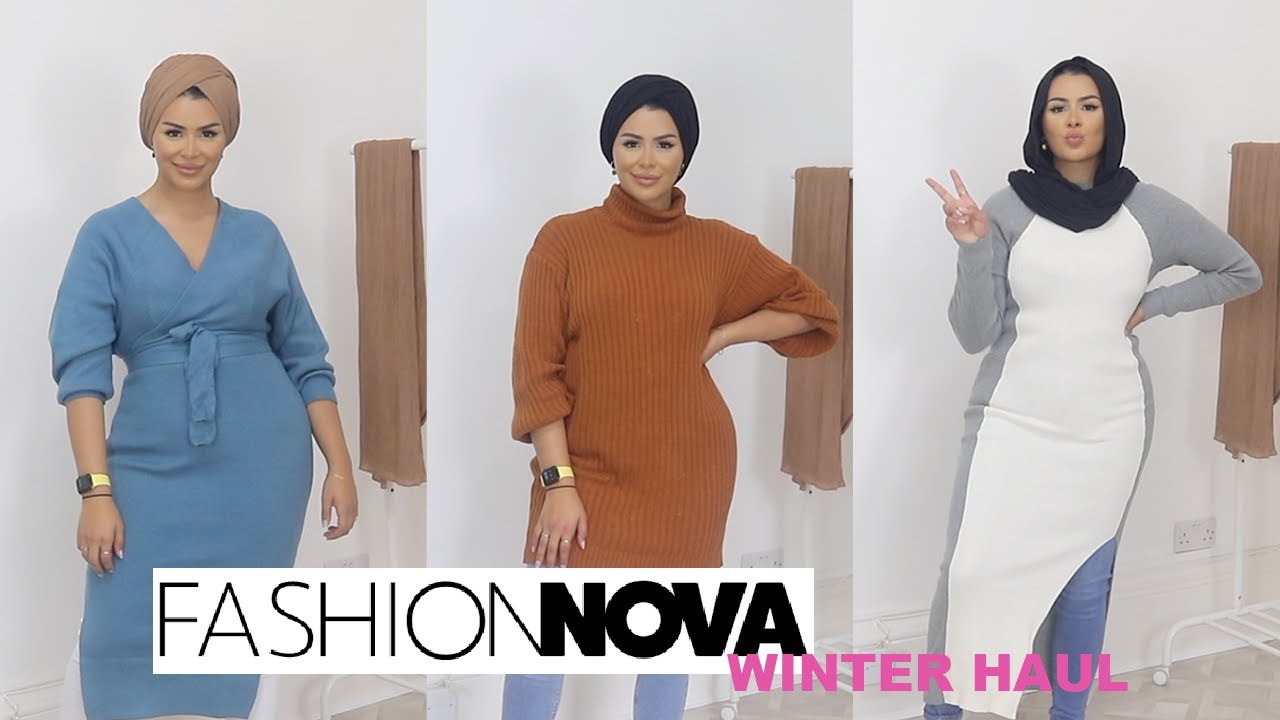 FASHION NOVA WINTER KNIT TRY ON HAUL