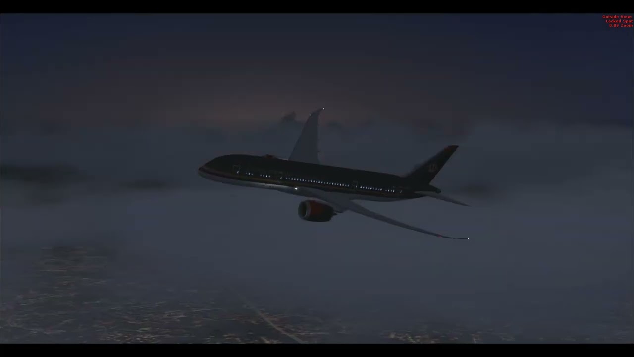 FSX Royal Jordanian 787-8 Heathrow to Queen Alia