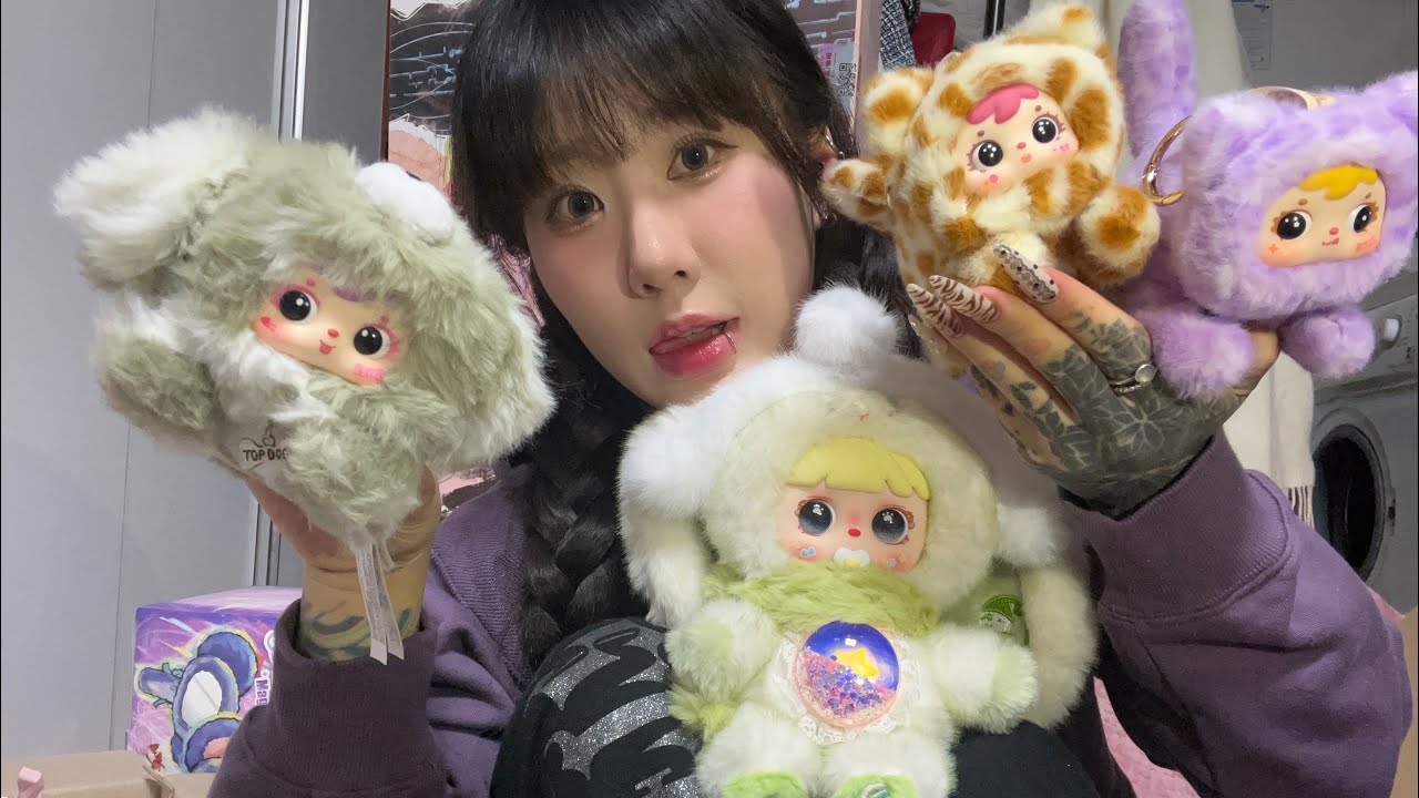 사무엘, 모치치 언박싱🐱🐶 또 새로운 인형에 빠져들어🥵