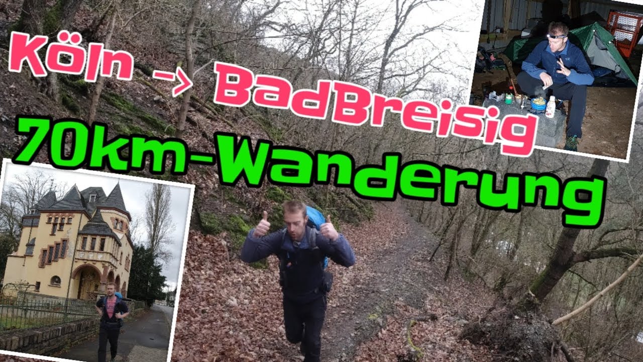 70km-Marsch nach Bad Breisig mit Übernachtung im Zelt
