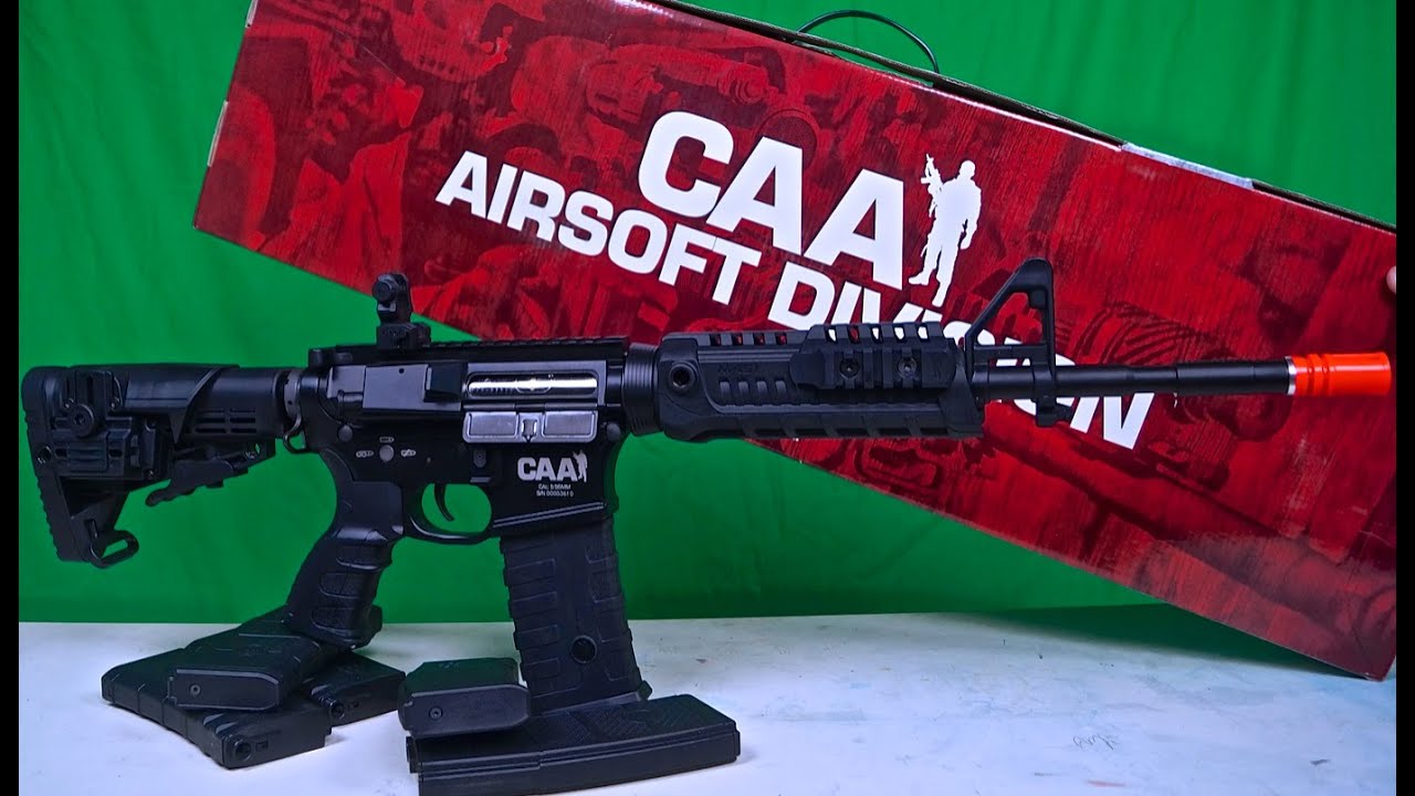 CAA Licensed Full Metal M4 Carbine Airsoft AEG Rifle by King Arms