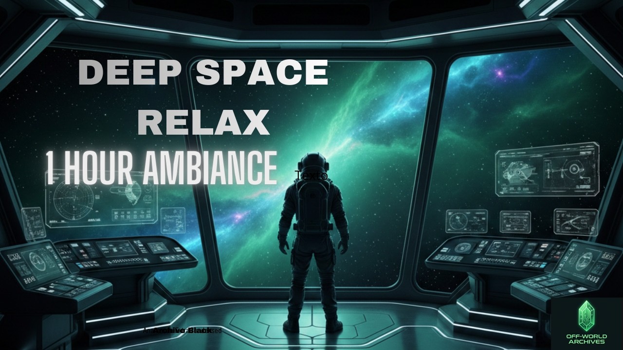 Spaceship Sleeping Quarters 🚀 Deep Space White Noise | 1 Hour Sci-Fi Ambience