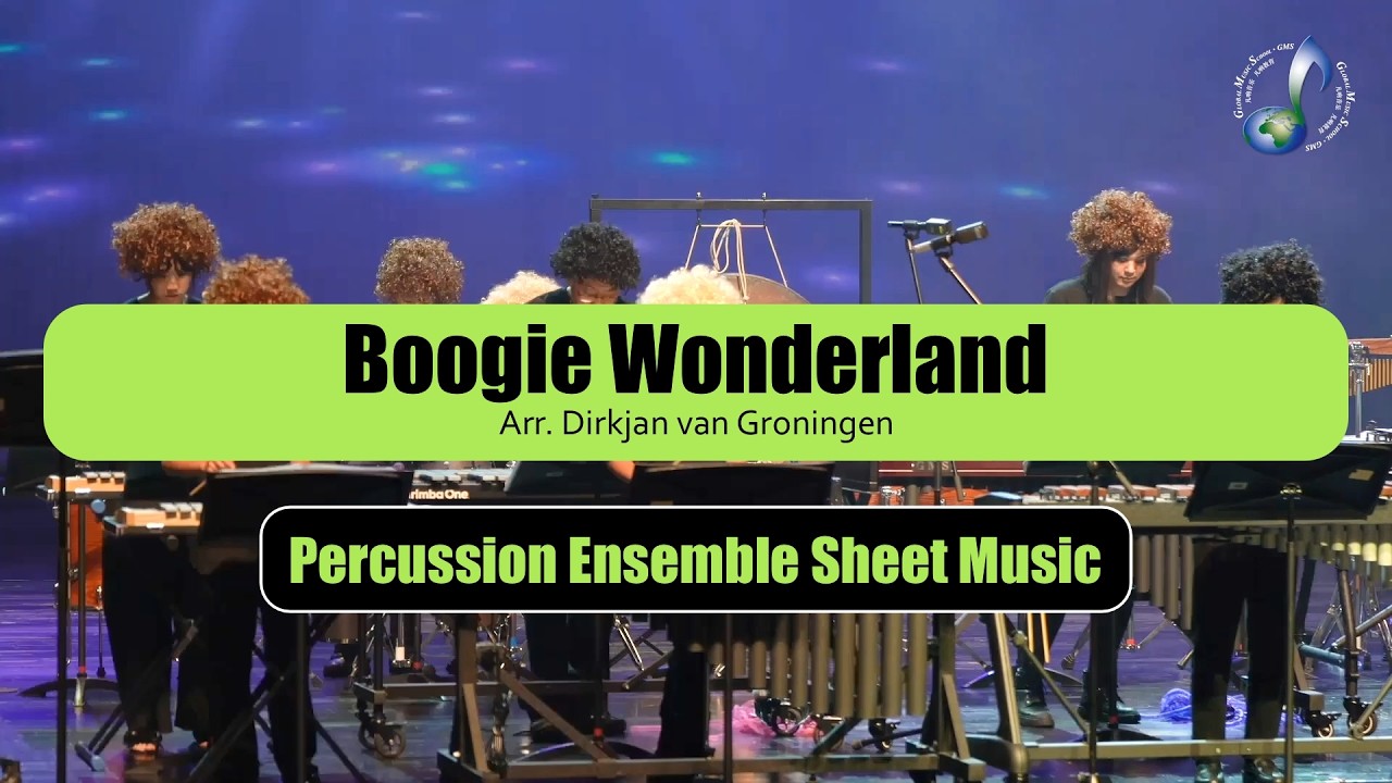 Boogie Wonderland | Percussion Ensemble Sheet Music | Arr. Dirkjan van Groningen