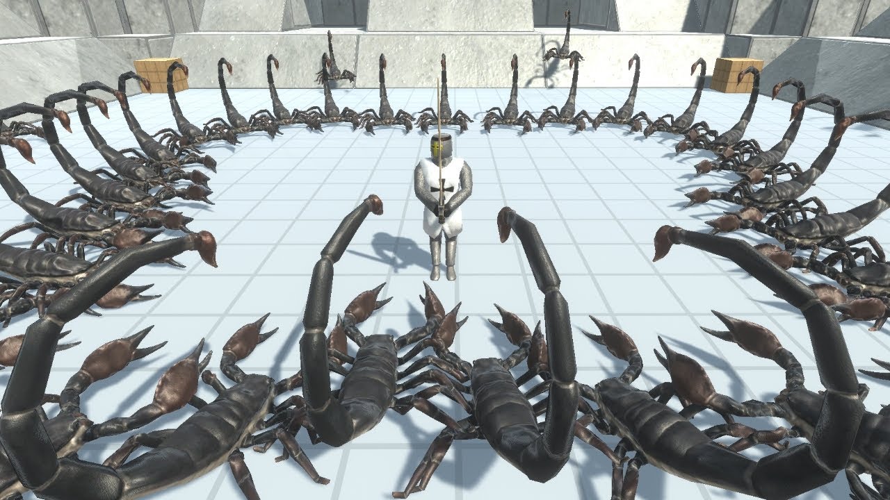 Circle of 40 Emperor Scorpions vs ALL UNITS Animal Revolt Battle Simulator