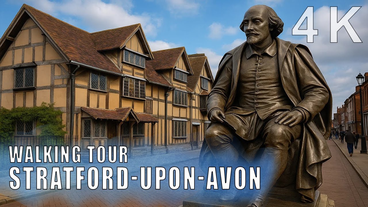 Stratford-upon-Avon Walking Tour | William Shakespeare's Birthplace & Avon River Boat Ride