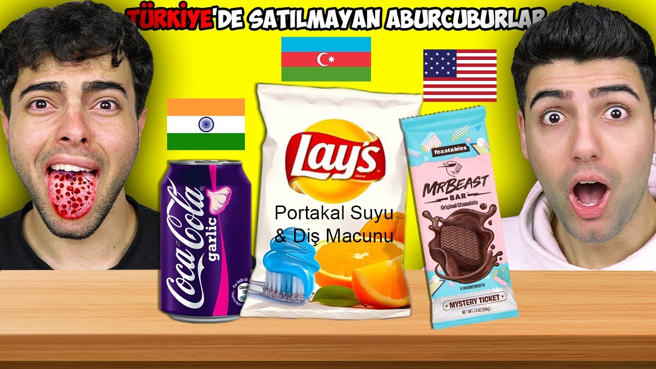 ÜLKELERİN ABUR CUBURLARINI DENEDİK !