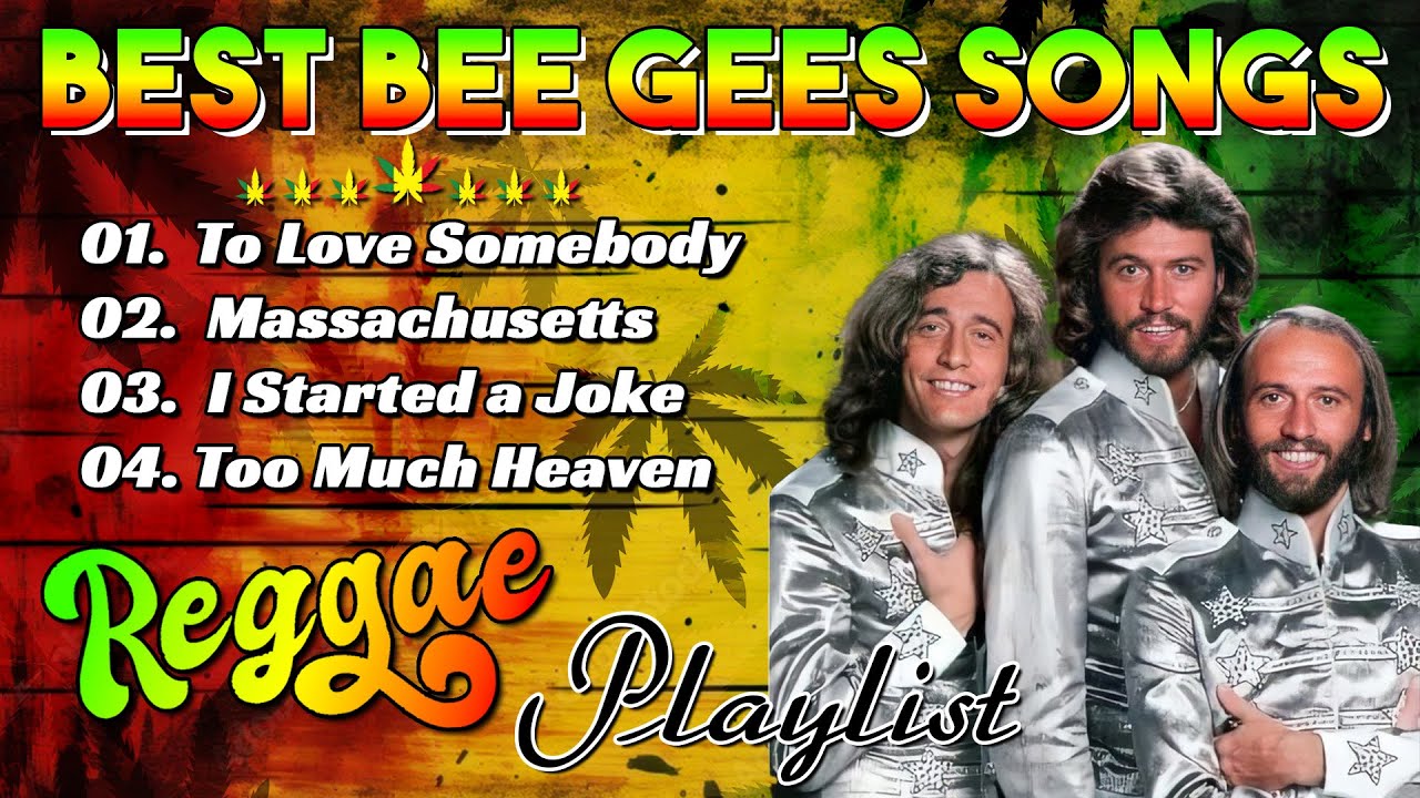 BEST BEE GEES SONGS || REGGAE REMIX || NONSTOP PLAYLIST || NONSTOP RELAXING SLOW ROCK REGGAE REMIX