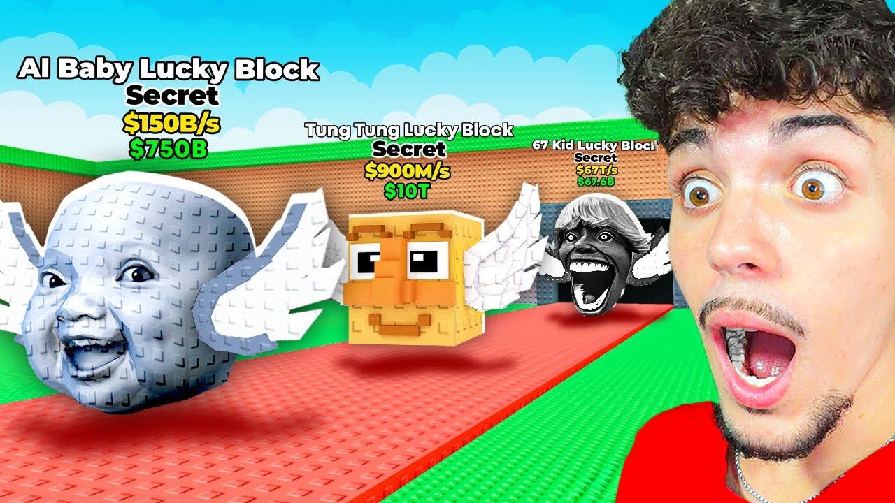 STEAL A BRAINROT MA CI SONO i LUCKY BLOCK DEI MEME..