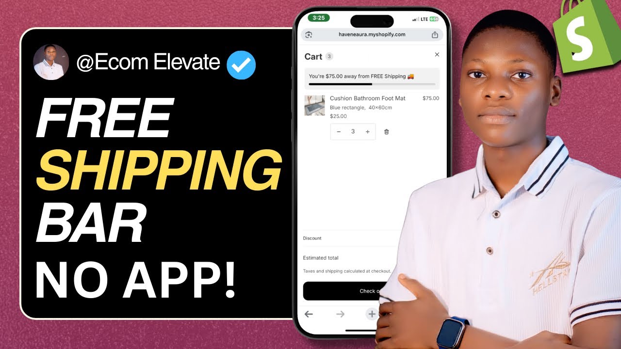 How To Add a Free Shipping Progress Bar to Shopify Cart Drawer 